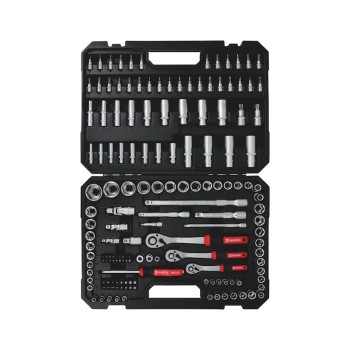 Würth REDSTRIPE muciņatslēgu komplekts 1/4", 3/8", 1/2" – 154 gab.